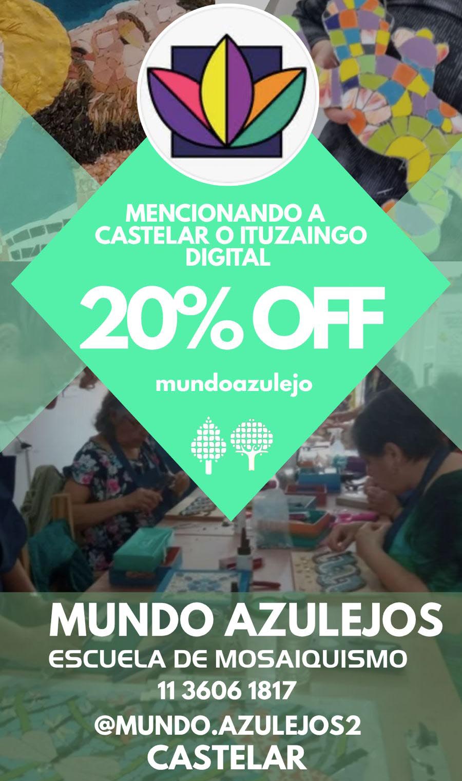 Escuela de mosaiquismo - Mundo Azulejos - descuento