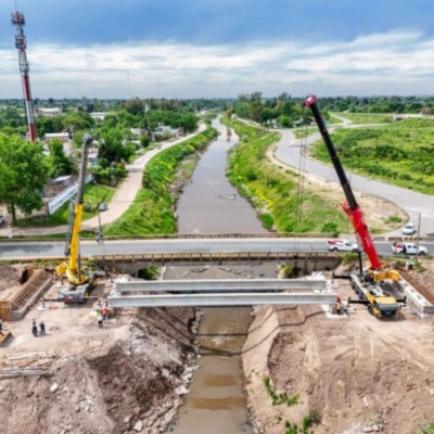 Entre Merlo y Moreno: Mirá cómo es el nuevo cruce que une ambos lados del Río Reconquista