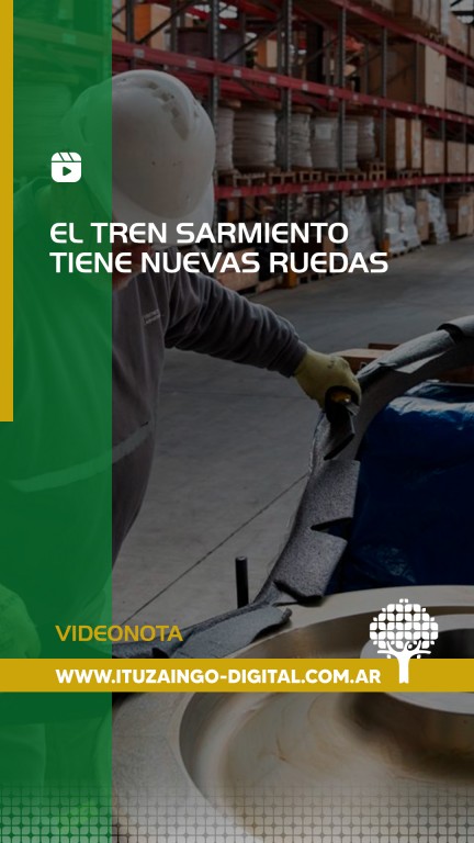 tren sarmiento ferrocarril ruedas nuevas ituzaingo digital