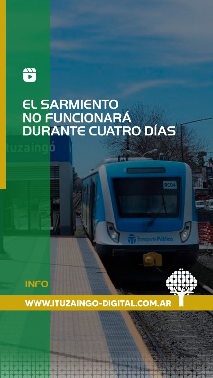 ferrocarril sarmiento no anda el tren, no andan los trenes