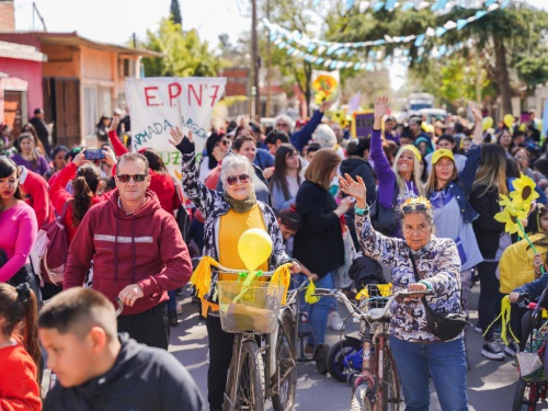 Más de 3000 chicos participaron de la primera bicicleteada de Villa Udaondo