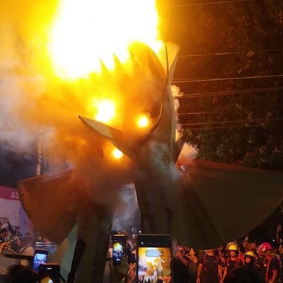 ¡Adiós Carnaval! Quemaron al Momo en el Boulevard Fleming