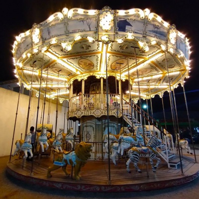 En Villa Gesell hay una “copia” del carrousel de la plaza 20 de Febrero