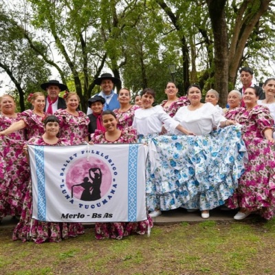 FestiFolk Merlo reunió a delegaciones de cuatro países